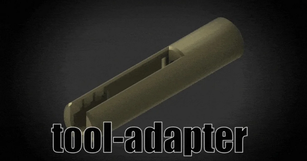 tool-adapter engraver nick-ko download free stl model printablescom 3d models hobby & makers tools adapter tool tooladapter 3d print model - Mito3D