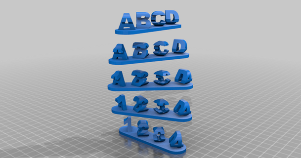 özelleştirilebilir çift perspektif tabak pvilano indir Bedava stl model printablescom 3d modeller Sanat tasarım tasarımlar tabela isim etiketi 3d print model - Mito3D