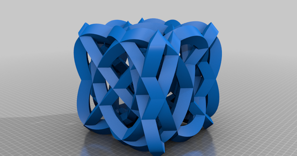 principal tríades 3d Lissajous figura pvillano baixar livre stl modelo printablescom modelos arte Projeto designs acorde harmonia matemática matemático 3d print model - Mito3D