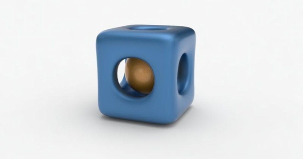 ball cube benkenobi download free stl model printablescom 3d models toys & games puzzles brain-teasers 3d print model - Mito3D