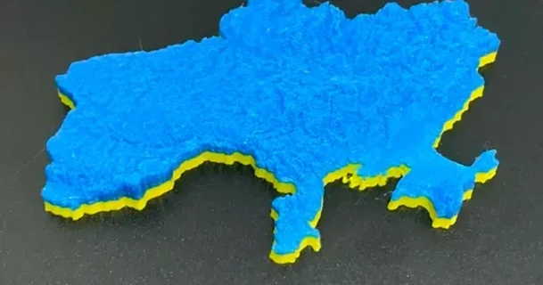 Ucrania topografía imán Makerwiz descargar gratis stl modelo imprimiblescom 3d modelos Arte diseño diseños decoración mapa topografico 3d print model - Mito3D