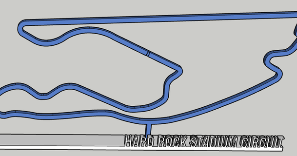 hard rock stadium circuit miami usa formula 1 race track 2022 season updesky download free stl model printablescom 3d models hobby & makers automotive f1 formula1 racetrack 3d print model - Mito3D