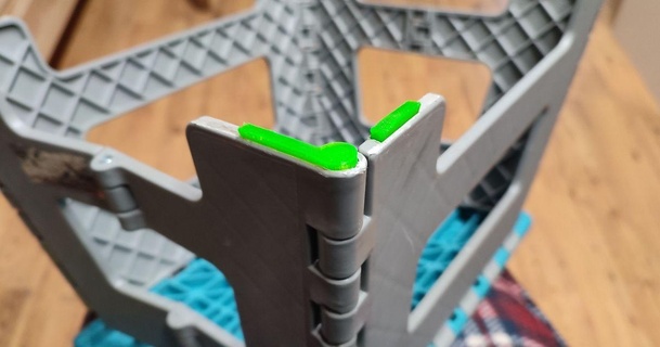 replacement feet plastic folding stool vindolin download free stl model printablescom 3d models household house equipment foldingstand 3d print model - Mito3D