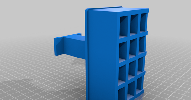 ford fits cubby hole box grid 2022 maverick kl0ck download free stl model printablescom 3d models hobby & makers automotive 3d print model - Mito3D