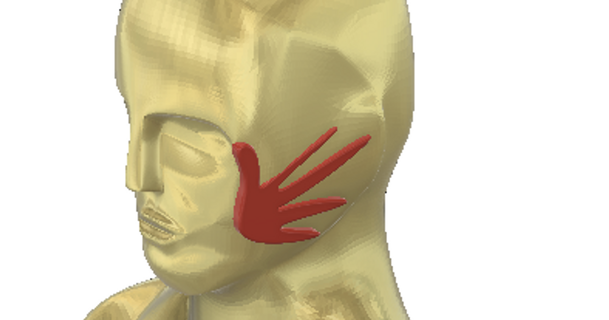 slapped oscar award tom anderson real neo download free stl model printablescom 3d models art & design sculptures 3d print model - Mito3D