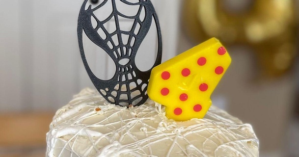 spider man kek topper tanker teknolojisi indir Bedava stl model printablescom 3d modeller ev halkı mutfak doğum günü Örümcek Adam 3d print model - Mito3D