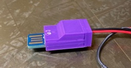 Astuccio guaina adafruit micro lipo USB liion lipoly caricabatterie v1 lupo mucca Scarica gratuito stl modello printablescom 3d Modelli passatempo creatori elettronica 3d print model - Mito3D