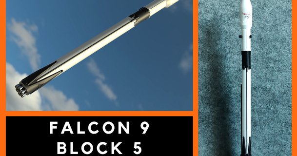 faucon 9 bloquer 5 multi pièces 1 200 Matin Télécharger libre stl modèle imprimablescom 3d modèles apprentissage physique astronomie Elon Musk falcon9 fusée lanceur 3d print model - Mito3D