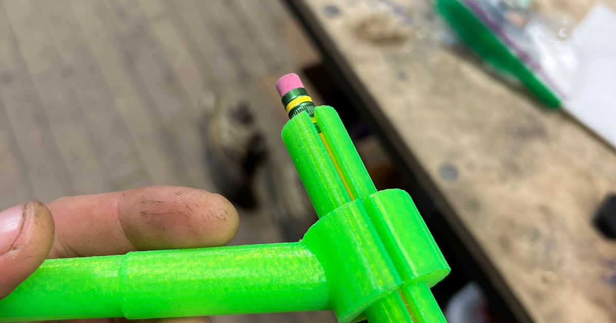 tig entraine crayon titulaire soutien pinceaux fabrication Télécharger libre stl modèle imprimablescom 3d modèles apprentissage objets pratique stylo porte crayons 3D print model - Mito3D