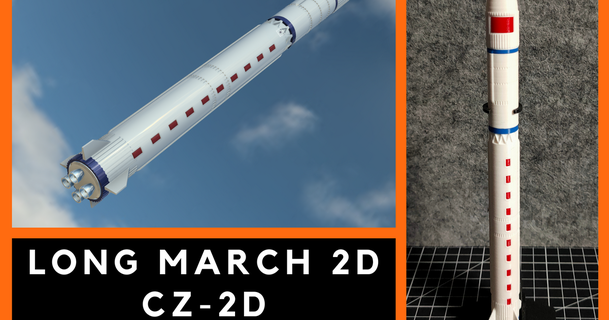 long march 2d cz-2d multiparts 1 200 kmobrain download free stl model printablescom 3d models learning physics & astronomy chinese fusee launcher 3d print model - Mito3D