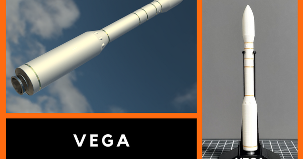 Vega mehrteilig 1 200 download frei stl Modell Printablescom 3d Modelle Lernen Physik Astronomie Ariane esa Startprogramm Rakete Platz 3d print model - Mito3D