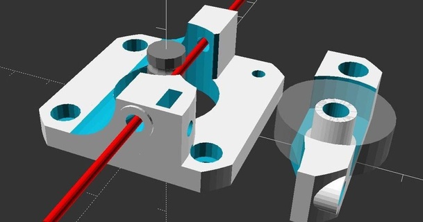 modificado compacto Bowden extrusora cuadro monta alguien descargar gratis stl modelo imprimiblescom 3d modelos impresoras actualizaciones 3d print model - Mito3D