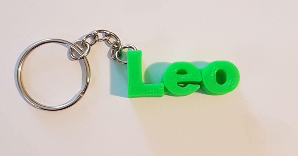 porte clés Leo lele88 Télécharger libre stl modèle imprimablescom 3d modèles gadgets clé Léonard 3d print model - Mito3D
