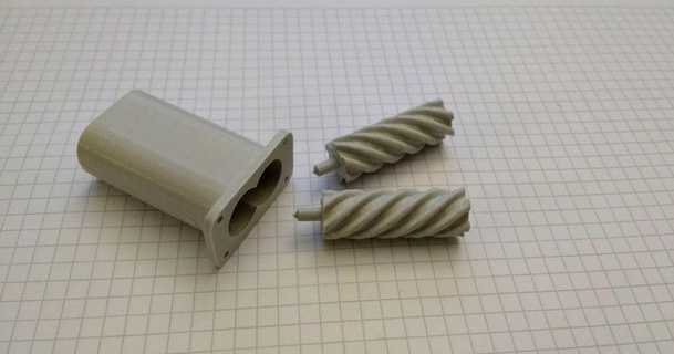 failed positive displacement screw pump sdfgeoff download free stl model printablescom 3d models learning engineering 3d print model - Mito3D