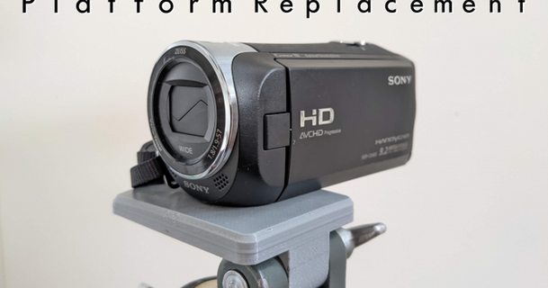 değiştirme platform idaho vi tripod stevew91 indir Bedava stl model printablescom 3d modeller gadget'lar Fotoğraf video kamera 3d print model - Mito3D
