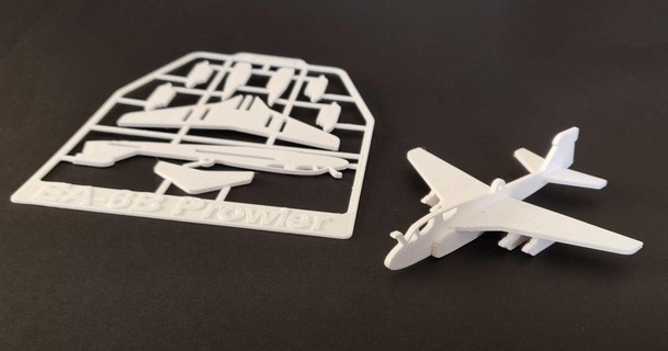 ea 6b merodeador tarjeta kit visitar descargar gratis stl modelo imprimiblescom 3d modelos juguetes juegos edificio avión montaje requiere ensamblaje boeing 3d print model - Mito3D