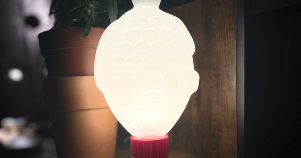 lampe soja vase mode tumeur Télécharger libre stl modèle imprimablescom 3d modèles Ménage décor poisson licht lumière 3d print model - Mito3D