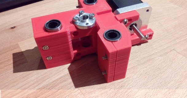 funbot z-carriage 8mm bearing clamps b3n3d1k7 download free stl model printablescom 3d models printers - upgrades 3d print model - Mito3D