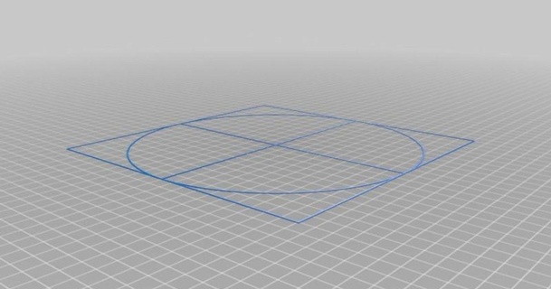 anet a8 bed center calibration tutorial parametric crosshairs square snowist download free stl model printablescom 3d models printers test customized 3d print model - Mito3D