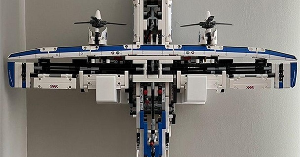 Lego Technik Ladung Flugzeug Mauer Haken ironfan72 download frei stl Modell Printablescom 3d Modelle Spielzeuge Spiele Gebäude legokompatibel 3d print model - Mito3D