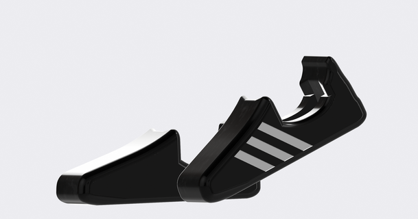 Glücklich 13 adidas Trainer klassisch Schuhe mattodesign download frei stl Modell Printablescom 3d Modelle Spielzeuge Spiele Aktion Zahlen Statuen Zubehörteil lucky13 Schuh 3d print model - Mito3D