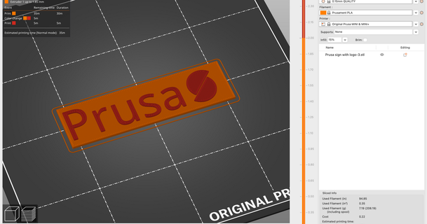 prusa sign logo bhadi download free stl model printablescom 3d models art & design 2d plates logos 3d print model - Mito3D