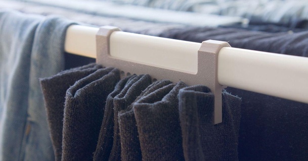 sock hanger ikea mulig drying rack ratasich download free stl model printablescom 3d models household bathroom 3d print model - Mito3D