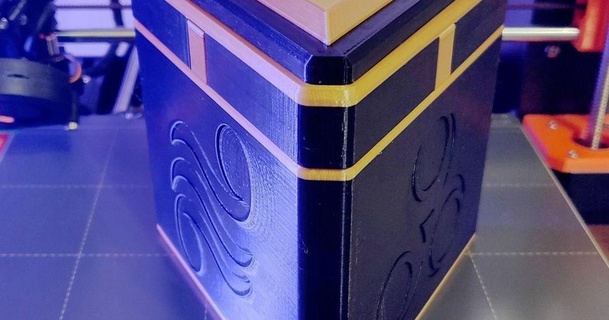 Zelda thème torsion fermer clé boîte déesse trinité vacarme nayru planter hariédo Télécharger libre stl modèle imprimablescom 3d modèles Ménage Bureau légende 3d print model - Mito3D