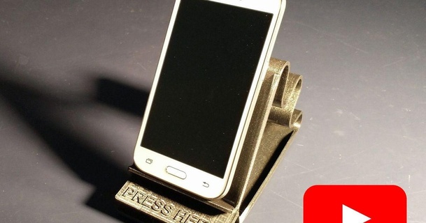 bavaglio Telefono culla catapulta lobocnc Scarica gratuito stl modello printablescom 3d Modelli gadget portatile dispositivi phonestand 3d print model - Mito3D