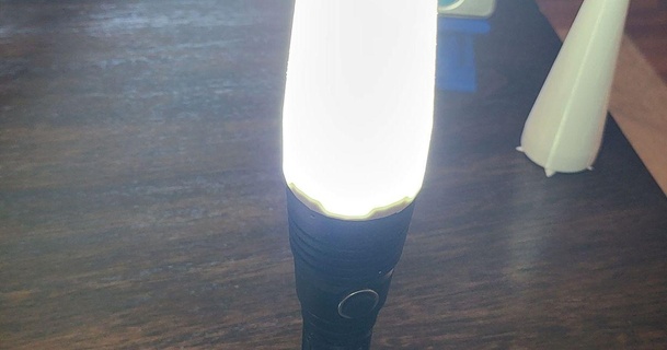 lampe poche lanterne diffuseur base câblage Télécharger libre stl modèle imprimablescom 3d modèles sports Extérieur camping fenix pochediffuseur 3d print model - Mito3D
