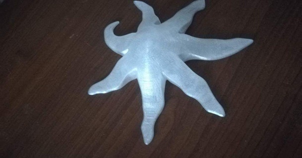 estrella pez leory descargar gratis stl modelo imprimiblescom 3d modelos Arte diseño esculturas Oceano mar 3d print model - Mito3D