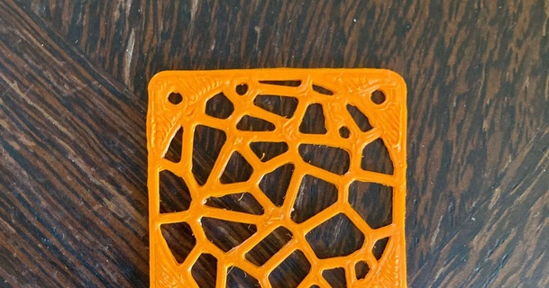 parametrik hayran ızgara Voronoi Desen jfoucher indir Bedava stl model printablescom 3d modeller hobi yapımcılar mekanik parçalar özelleştirilebilir fangrill 3d print model - Mito3D
