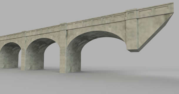 castor ferrocarril paso superior modelo puente izquierdacetio descargar gratis stl imprimiblescom 3d modelos juguetes juegos vehiculos escala 3d print model - Mito3D