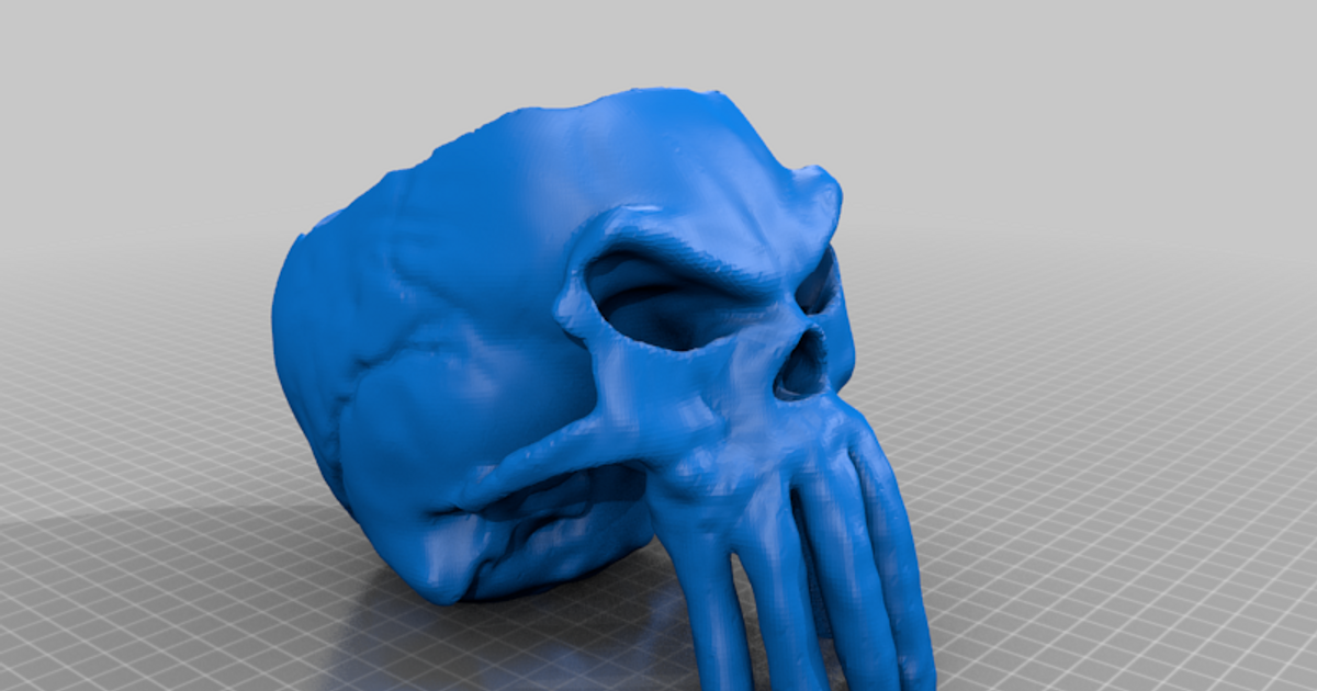 castigador estilo fantasía cráneo cuenco comentarios confusos descargar gratis stl modelo imprimiblescom 3d modelos Arte diseño esculturas candidish organizador escritorio Víspera Santos decoración halloween 3D print model - Mito3D