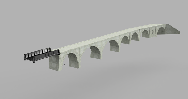 phoenixville viaduct model railroad bridge leftcetio download free stl printablescom 3d models toys & games vehicles pennsylvania 3d print model - Mito3D