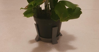 fleur soucoupe petit pot essentiel Télécharger libre stl modèle imprimablescom 3d modèles Ménage Extérieur jardin fleurs 3d print model - Mito3D