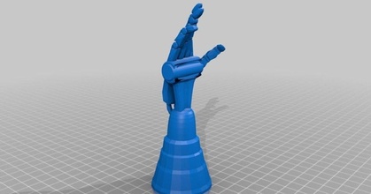 cyborg mano pedro descargar gratis stl modelo imprimiblescom 3d modelos Arte diseño esculturas robot 3d print model - Mito3D