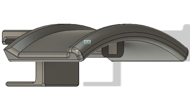 Porte casque avec Adapter sur Stange stonehengfr download frei stl Modell Printablescom 3d Modelle Gadgets Audio helmethook Helmetmount 3d print model - Mito3D