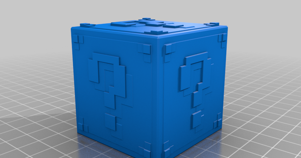 Minecraft suerte bloquear bromistas descargar gratis stl modelo imprimiblescom 3d modelos juguetes juegos aire libre 3d print model - Mito3D