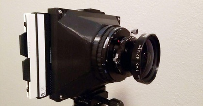 4x5 telecamera 75mm lente fotografo elicoidale messa fuoco velvia Scarica gratuito stl modello printablescom 3d Modelli gadget foto video 4x5camera film largeformat fotocamera grande formato 3d print model - Mito3D