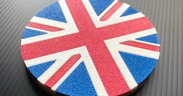 united kingdom - flag coasters dany nchez americanflag beer beercoaster beveragecoaster britain 3d print model - Mito3D