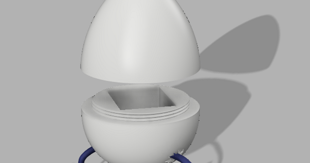 mtg edh egg tentacle eldrazi deck box eggdrazi hero atla commander 3d print model - Mito3D