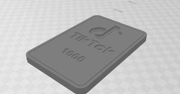 Trophäe Tick Tack 1k 3d Galaxis 3d print model - Mito3D
