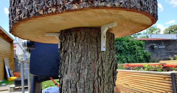 Tienda mit risa larga ángulo espacio raphhorn árbol madera carpintería 3d print model - Mito3D