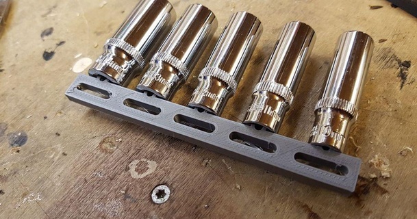 1 4 bit pipe chave inglesa suporte rudimentar Ferramentas 3d print model - Mito3D