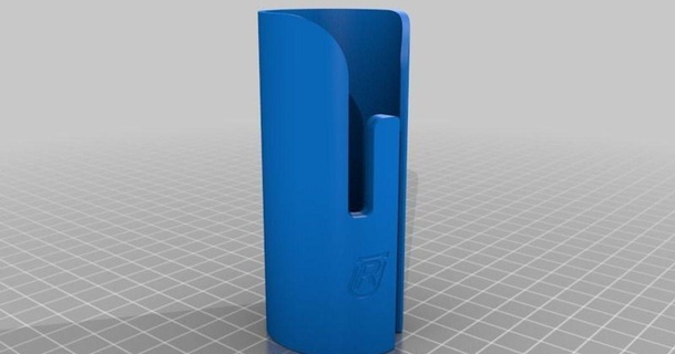 Verpackung Papier Halter Unterstützung Cutter rudimentär Weihnachtsgeschenk Geschenk Ferien 3d print model - Mito3D