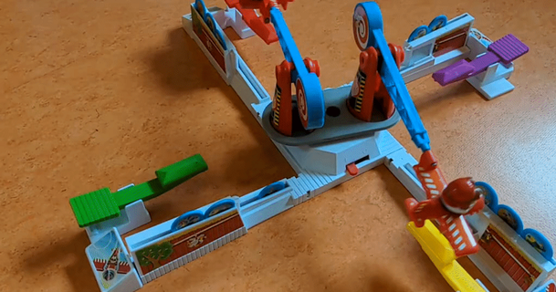 bucle Louie doble avión adaptador maxiangelo partido modificación niños divertido 3d print model - Mito3D