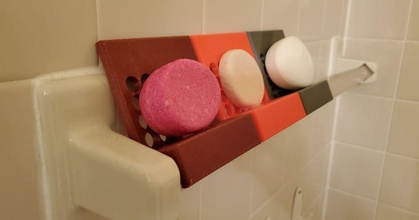 towel bar soap holder rob download free stl model printablescom 3d models household bathroom 3d print model - Mito3D