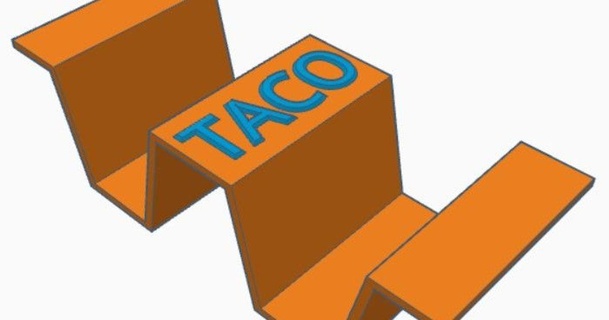 Taco Halter Unterstützung sc0tty 3d print model - Mito3D