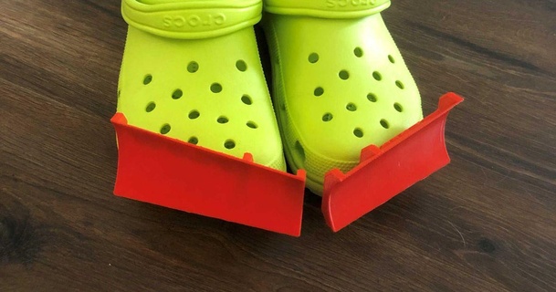 croc pow aratro additivo neve crocs spazzaneve 3d print model - Mito3D